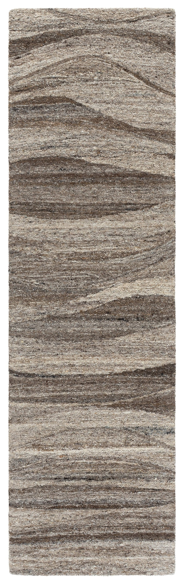 Safavieh Oakwood Hand-Tufted Natural Grey Wool-Cotton Rug — Low Pile, Artisanal Texture For Modern Living Decor 6'-0" x 6'-0" OAK102A-6SQ