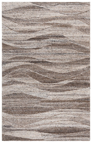 Safavieh Oakwood Hand-Tufted Natural Grey Wool-Cotton Rug — Low Pile, Artisanal Texture For Modern Living Decor 6'-0" x 6'-0" OAK102A-6SQ