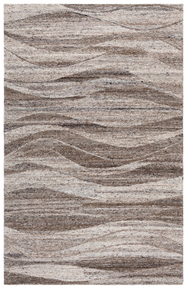 Safavieh Oakwood Hand-Tufted Natural Grey Wool-Cotton Rug — Low Pile, Artisanal Texture For Modern Living Decor 6'-0" x 6'-0" OAK102A-6SQ