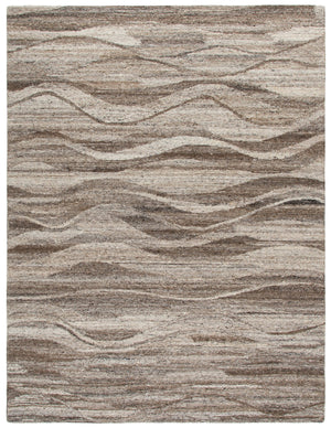 Safavieh Oakwood Hand‑Tufted Round Rug In Natural Grey — Wool‑Cotton Blend, Soft Durable Minimalist Centerpiece 6'-0" x 6'-0" OAK102A-6R
