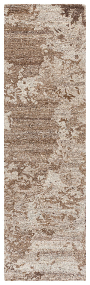 Safavieh Oakwood Hand-Tufted Natural Brown Area Rug — Wool-Cotton Low-Profile Pile, Durable & Versatile 6'-0" x 6'-0" OAK103A-6SQ