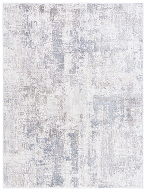 Safavieh Opal Ivory Grey Runner 2X7 Ft — Minimalist Power-Loomed Turkish Rug, Durable Soft Low Pile, Stain-Resistant OAL414A-27