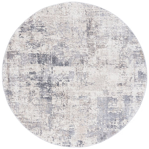 Safavieh Opal Ivory Grey Runner 2X7 Ft — Minimalist Power-Loomed Turkish Rug, Durable Soft Low Pile, Stain-Resistant OAL414A-27