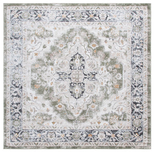 Safavieh Opal 474y Green / Beige Green ,Beige 70% Polypropylene  %30 Polyester Oal474y-7sq