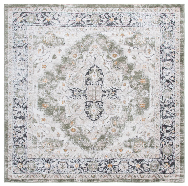 Safavieh Opal 474y Green / Beige Green ,Beige 70% Polypropylene  %30 Polyester Oal474y-7sq