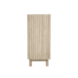 Lh Imports Oasis 4 Drawer Chest - Elegant Solid Acacia Wood Storage With Velvet-lined Luxury Top Drawers Beige Solid Acacia Wood,Mdf Acacia Veneer Oas004