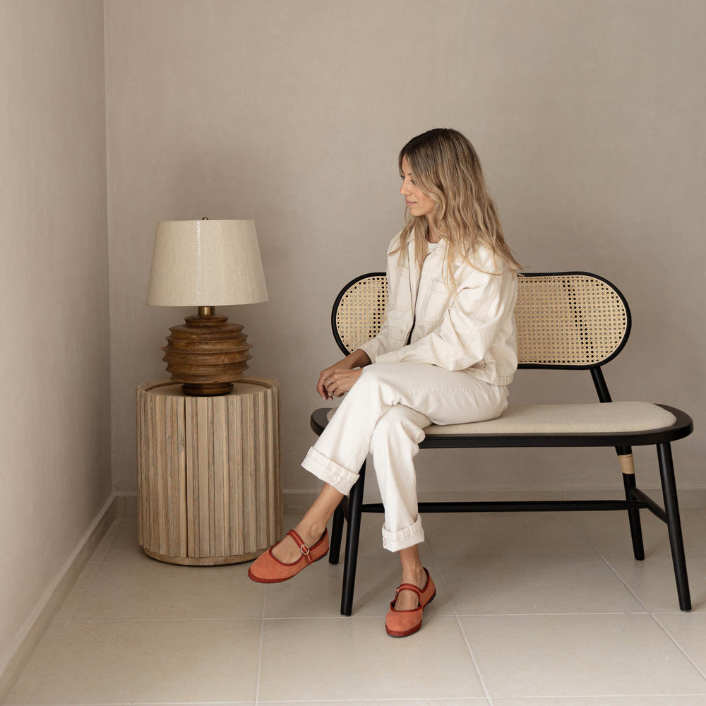 Lh Imports Oasis Side Table - Durable Acacia Wood Design With Storage, Perfect For Home Décor & Organization Beige Solid Acacia Wood,Mdf Acacia Veneer Oas005