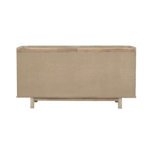 Lh Imports Oasis 6 Drawer Dresser – Elegant Acacia Wood Storage Solution With Velvet-lined Luxury Top Drawers Beige Solid Acacia Wood,Mdf Acacia Veneer Oas006