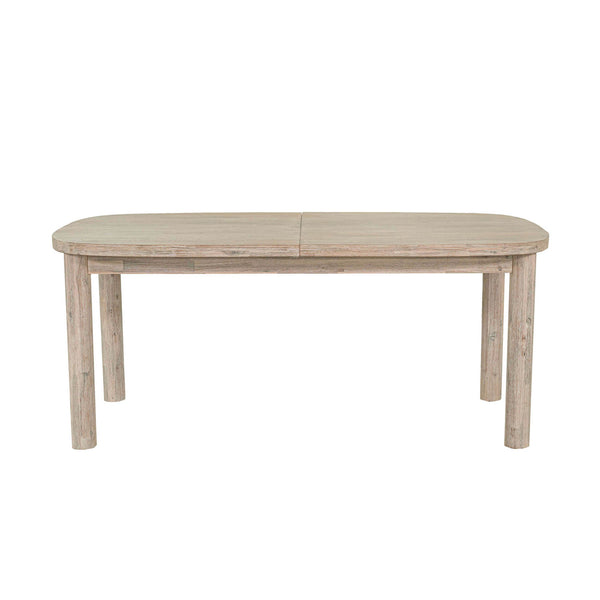 Lh Imports Oasis Extension Dining Table - Stylish Solid Acacia Wood For 10, Perfect For Entertaining Guests! Beige Solid Acacia Wood Oas011