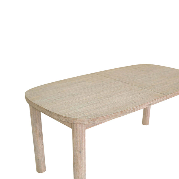 Lh Imports Oasis Extension Dining Table - Stylish Solid Acacia Wood For 10, Perfect For Entertaining Guests! Beige Solid Acacia Wood Oas011