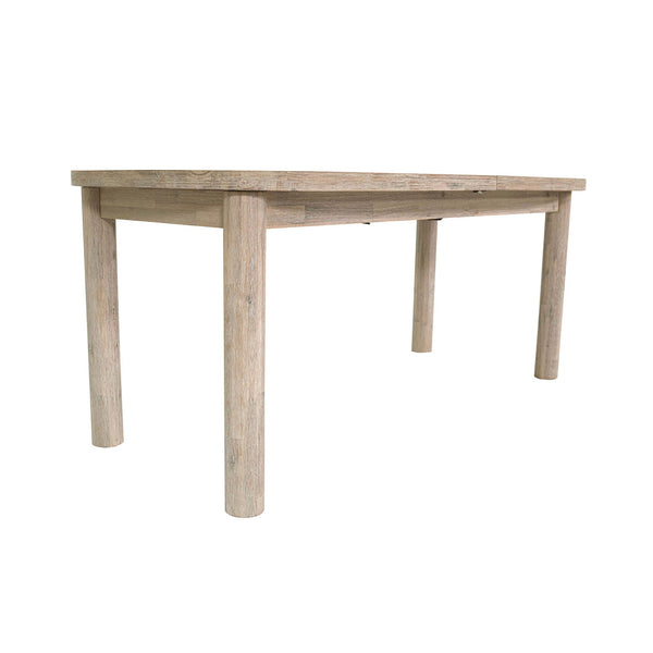 Lh Imports Oasis Extension Dining Table - Stylish Solid Acacia Wood For 10, Perfect For Entertaining Guests! Beige Solid Acacia Wood Oas011