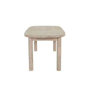 Lh Imports Oasis Extension Dining Table - Stylish Solid Acacia Wood For 10, Perfect For Entertaining Guests! Beige Solid Acacia Wood Oas011