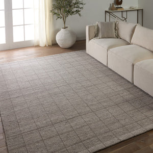 Jaipur Living Oxford By Barclay Butera Club Modern Industrial Handmade Indoor Rug Gray 10'x14'
