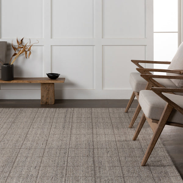 Jaipur Living Oxford By Barclay Butera Club Obb01 Handwoven Handmade 60% Polyester 40% Wool Mid-century Modern Stripes Indoor Rug Taupe 60% Polyester 40% Wool, 45%Co39%Po10%Vis6%Ac Rug158251