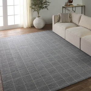 Jaipur Living Oxford By Barclay Butera Club Modern Industrial Handmade Indoor Rug Silver 10'x14'