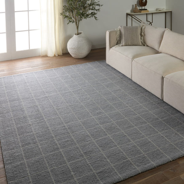 Jaipur Living Oxford By Barclay Butera Club Modern Industrial Handmade Indoor Rug Silver 10'x14'