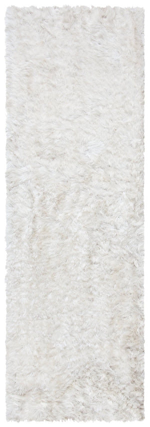 Safavieh Ocean Hand-tufted Shag Rug - Luxurious Ivory Comfort With 2.5-inch Pile Height For Elegant Spaces Ivory Polyester And Cotton Ocg101a-2