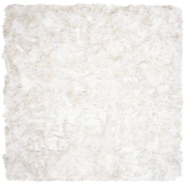 Safavieh Ocean Hand-tufted Shag Rug - Luxurious Ivory Comfort With 2.5-inch Pile Height For Elegant Spaces Ivory Polyester And Cotton Ocg101a-2