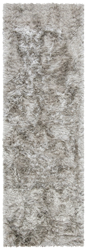 Safavieh Ocean Hand-tufted Shag Rug - Luxurious Ivory Comfort With 2.5-inch Pile Height For Elegant Spaces Light Grey Polyester And Cotton Ocg101f-3