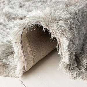 Safavieh Ocean Hand-tufted Shag Rug - Luxurious Ivory Comfort With 2.5-inch Pile Height For Elegant Spaces Light Grey Polyester And Cotton Ocg101f-3