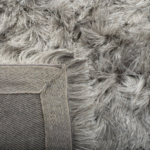 Safavieh Ocean Hand-tufted Shag Rug - Luxurious Ivory Comfort With 2.5-inch Pile Height For Elegant Spaces Light Grey Polyester And Cotton Ocg101f-3