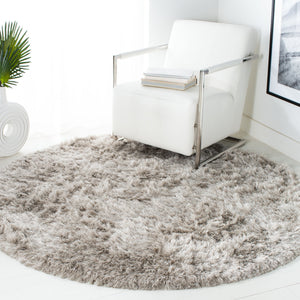 Safavieh Ocean Hand-tufted Shag Rug - Luxurious Ivory Comfort With 2.5-inch Pile Height For Elegant Spaces Light Grey Polyester And Cotton Ocg101f-3