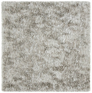 Safavieh Ocean Hand-tufted Shag Rug - Luxurious Ivory Comfort With 2.5-inch Pile Height For Elegant Spaces Light Grey Polyester And Cotton Ocg101f-3