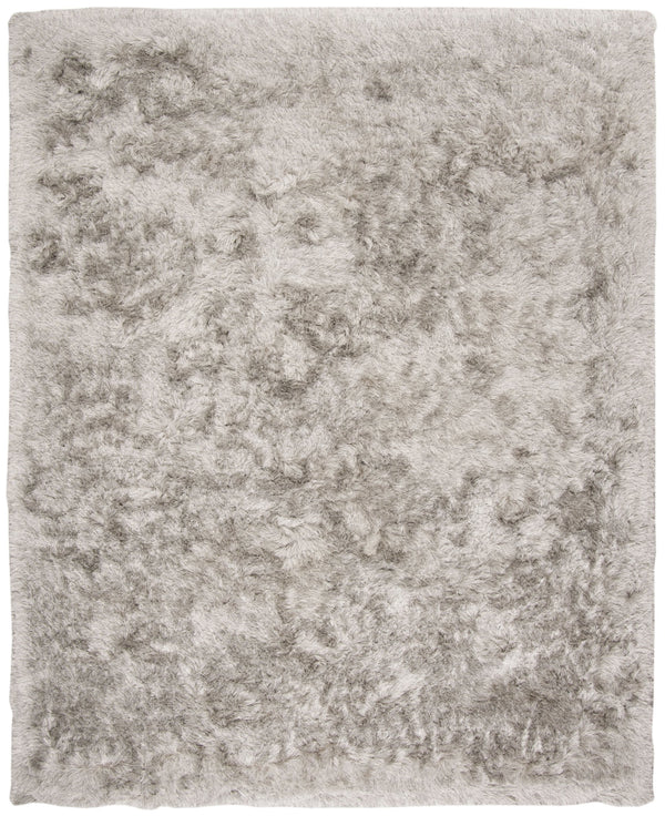 Safavieh Ocean Hand-tufted Shag Rug - Luxurious Ivory Comfort With 2.5-inch Pile Height For Elegant Spaces Light Grey Polyester And Cotton Ocg101f-3