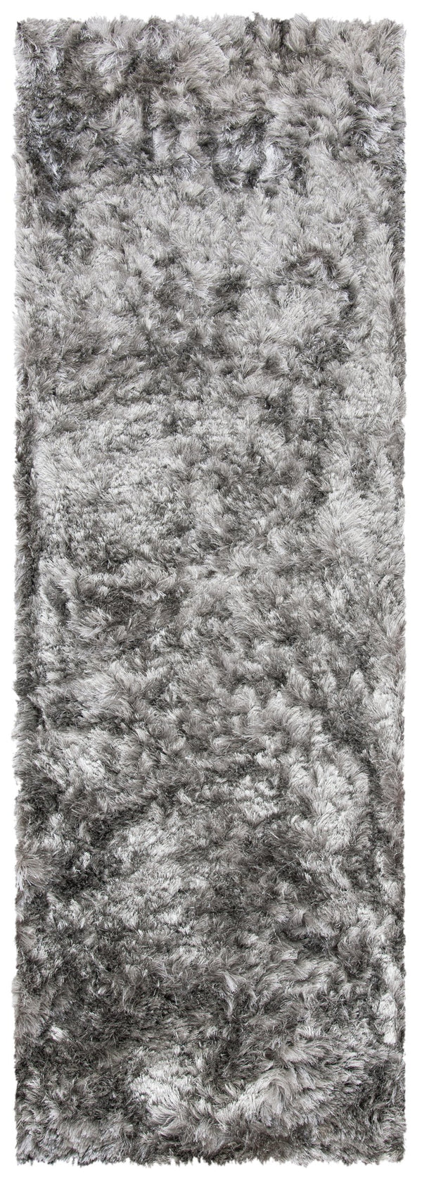 Safavieh Ocean Hand-tufted Shag Rug - Luxurious Ivory Comfort With 2.5-inch Pile Height For Elegant Spaces Silver Polyester And Cotton Ocg101g-2