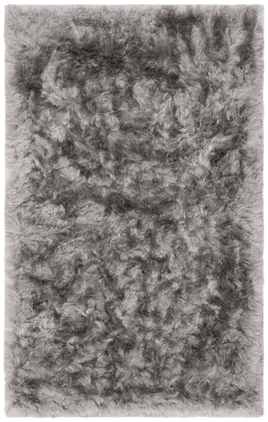 Safavieh Ocean Hand-tufted Shag Rug - Luxurious Ivory Comfort With 2.5-inch Pile Height For Elegant Spaces Silver Polyester And Cotton Ocg101g-2