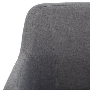 Safavieh Kains Swivel Office Chair - Modern Ergonomic Design With Soft Upholstery For Ultimate Comfort And Style Grey / Chrome OCH2000A
