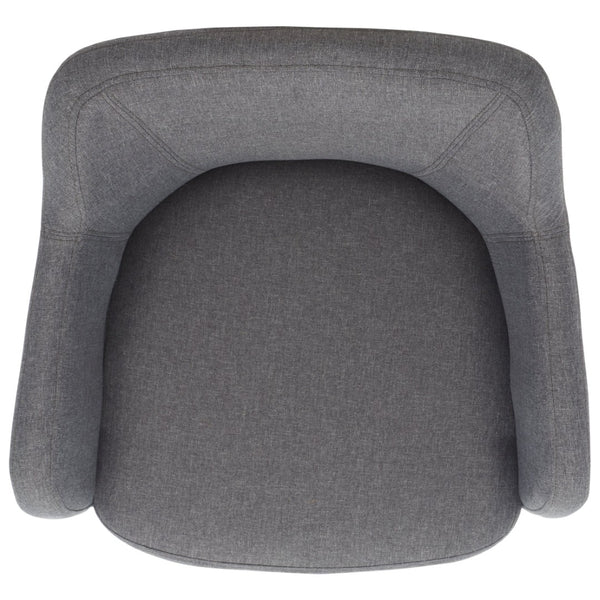 Safavieh Kains Swivel Office Chair - Modern Ergonomic Design With Soft Upholstery For Ultimate Comfort And Style Grey / Chrome OCH2000A