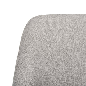Safavieh Adrienne Linen Swivel Office Chair - Stylish Comfort With Modern Legs For Your Home Workspace Upgrade Grey / Chrome OCH4501A