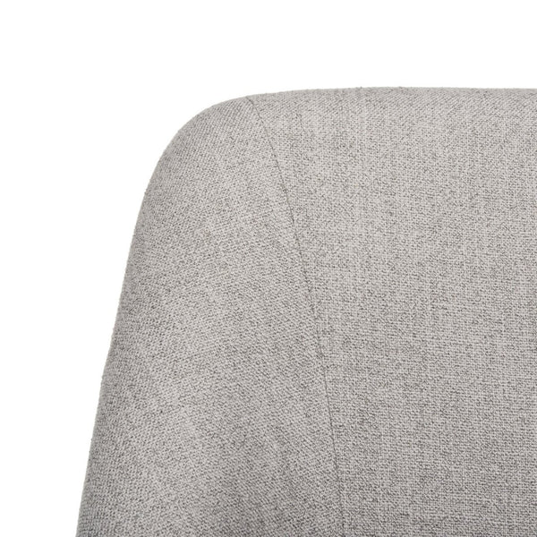 Safavieh Adrienne Linen Swivel Office Chair - Stylish Comfort With Modern Legs For Your Home Workspace Upgrade Grey / Chrome OCH4501A