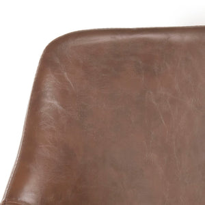 Safavieh Cadence Swivel Office Chair - Modern Ergonomic Design With Adjustable Height & Stylish Comfort For Workspaces Brown / Chrome OCH7500A