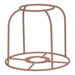 Moe's Home Echo Lamp - Contemporary Iron Design With Warm Glow For Stylish Home Lighting & Statement Decor Orange Iron Lamp And Shade Od-1019-12