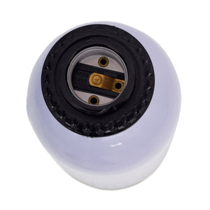 Moe's Home Echo Gloss Table Lamp - Durable Iron Construction With Minimalist Design For Warm, Inviting Ambiance Purple Iron Od-1027-10