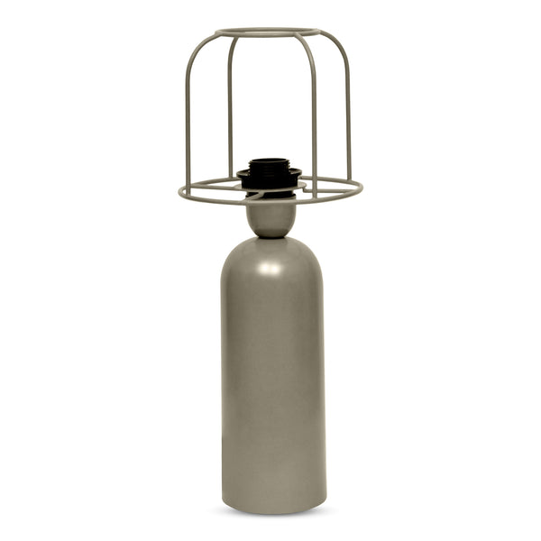 Moe's Home Echo Gloss Table Lamp - Durable Iron Construction With Minimalist Design For Warm, Inviting Ambiance Grey Iron Od-1027-39