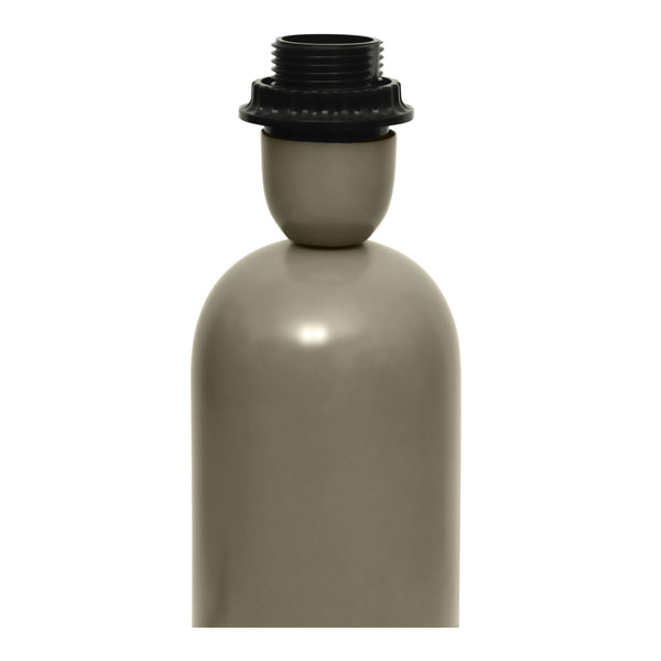 Moe's Home Echo Gloss Table Lamp - Durable Iron Construction With Minimalist Design For Warm, Inviting Ambiance Grey Iron Od-1027-39