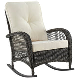 Fruttuo Traditional Patio Rocking Chair