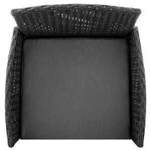 Manhattan Comfort Imperia Modern Patio 2- Person Seating Group with End Table Grey OD-CV020-GY