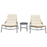 Sunset 3-Piece Patio Conversation Set in Cream OD-CV021-CR Manhattan Comfort