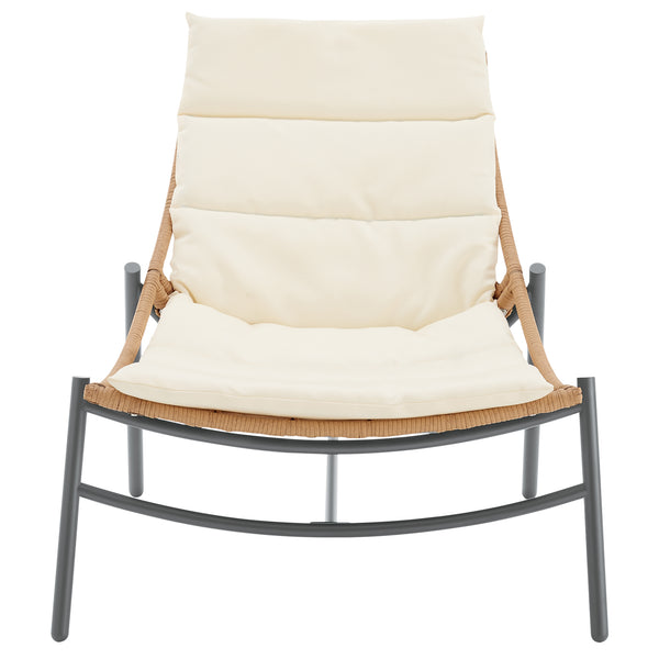 Sunset 3-Piece Patio Conversation Set in Cream OD-CV021-CR Manhattan Comfort