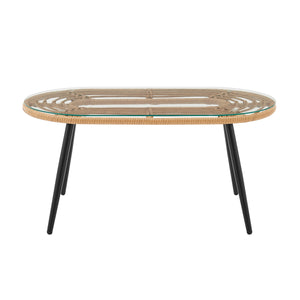 Pine 4-Piece Patio Conversation Set in Grey OD-CV022-GY Manhattan Comfort