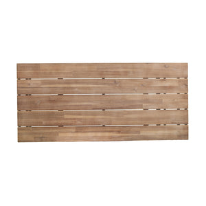 Safavieh Venallo Solid Acacia Wood Pub Table With Iron Frame For Patio Or Casual Dining OD1083029