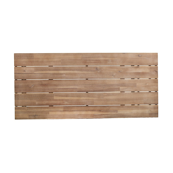 Safavieh Venallo Solid Acacia Wood Pub Table With Iron Frame For Patio Or Casual Dining OD1083029