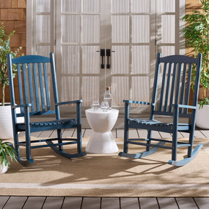Safavieh Laura Outdoor Hdpe Rocking Chair Set Of Two Uv Resistant All Weather Patio Seating OD370101