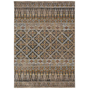 Dalyn Rugs Odessa OD4 Machine Made 100% Polyester Transitional Rug Charcoal 9' x 12'6" OD4CC9X13