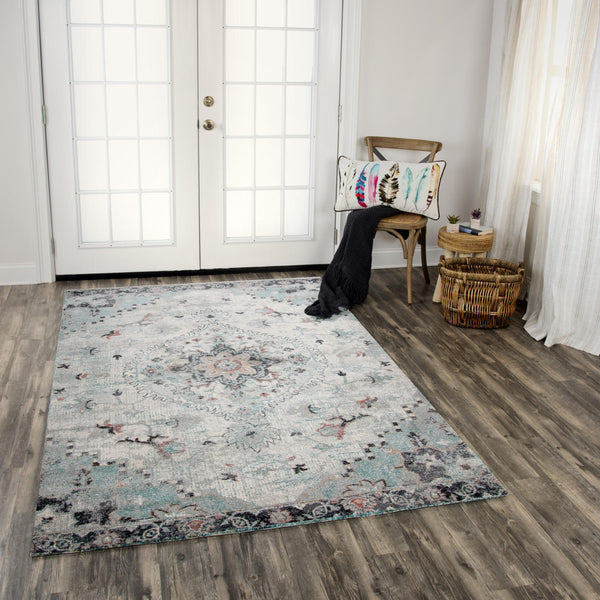 Rizzy Odyssey ODY834 Power loomed  Polypropylene Rug Multi 8' x 10'