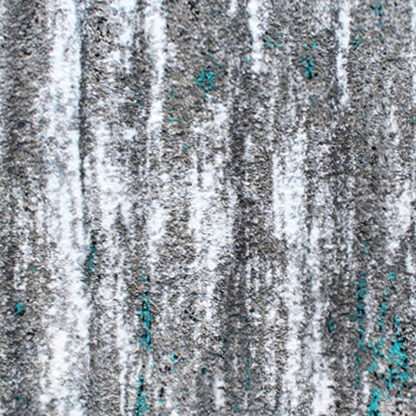 English Elm Marian Collection Distressed Modern Runner Rug for Entryways, Hallways, and Living Spaces Turquoise 2' x 11' OKR-RG1102-211-TQ-GG